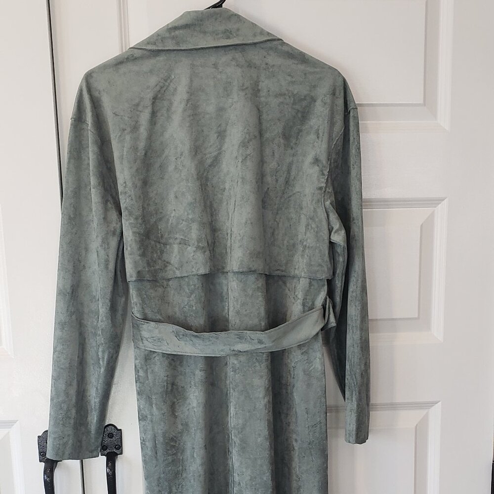 NWT: Blank NYC Vegan Suede Trench Size Small - Picture 9 of 10